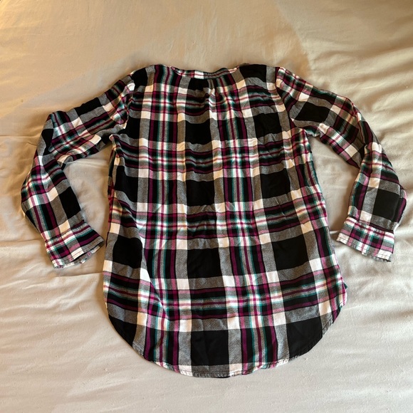 Time and Tru flannel blouse - Picture 4 of 5